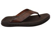 Pegada Jude Mens Comfortable Leather Thongs Sandals Made In Brazil