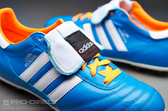 adidas Copa Mundial Samba FG - Blue/White/Zest - Solar Blue-Running White