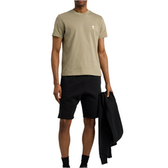 Ami Paris Ami De Coeur T-shirt Khaki