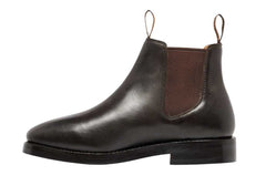 Mustang Mens Signature Pull Up Brown Leather Boots