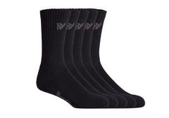 5 Pairs of Hard Yakka Cotton Rich Crew Sock (5 PACK)