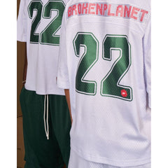 Broken Planet Market Billboard Football Jersey Snow White