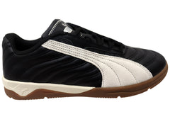 Puma Tifosi Calcio LS Mens Comfort Lace Up Casual Shoes Black Alpine