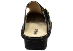 Alegria Classic Handcraft Womens Leather Clogs Open Back Shoes
