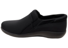 Alegria Duette Womens Comfortable Slip On Shoes Liquid Black