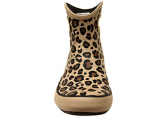 Bogs Womens Patch Leopard Ankle Boot General Purpose Gumboots