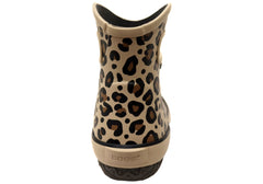 Bogs Womens Patch Leopard Ankle Boot General Purpose Gumboots