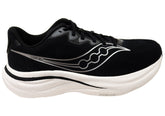 Saucony Mens Ride 19 Comfortable Wide Fit Athletic Shoes Black Silver