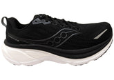 Saucony Mens Hurricane 25 Comfort Wide Fit Athletic Shoes Black White