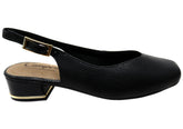 Campesi Olinda Womens Brazilian Sling Back Heels With Comfort Footbed