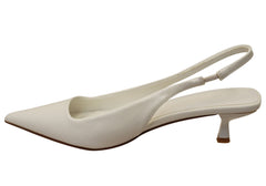Billini Vilja Womens Low Heel Pointed Toe Sling Back Pumps Heels