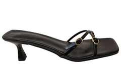 Billini Tilo Womens Comfortable Mid Heel Slides Sandals