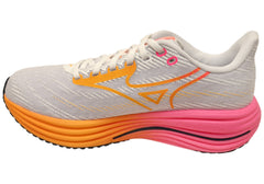 Mizuno Womens Wave Rider 29 Hanabi Comfortable Running Shoes White
