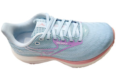 Mizuno Womens Wave Rider 29 D Wide Width Running Shoes Blue