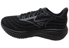 Mizuno Mens Wave Rider 29 Running Shoes Estate Black Iron Gate