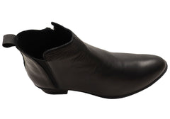 Cabello Comfort EG213 Womens Leather European Low Heel Ankle Boots