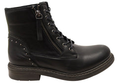 Cabello Comfort Esther Womens Comfortable Leather European Ankle Boots