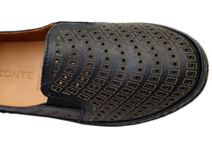 Orizonte Keeper Womens European Leather Comfortable Slip On Shoes