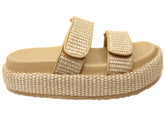 Billini Suvi Womens Comfortable Platform Slides Sandals