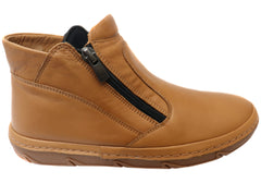 Orizonte Maia Womens European Comfortable Leather Ankle Boots