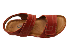 Cabello Comfort 6846-445 Womens Leather Adjustable Sandals