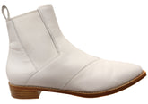 Bared Footwear Hoatzin Womens White Leather Ankle Boots
