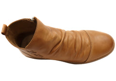 Cabello Comfort Perry Womens European Comfortable Leather Boots