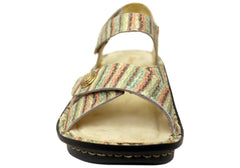 Alegria Kelsi Womens Comfortable Leather Sandals Spumoni