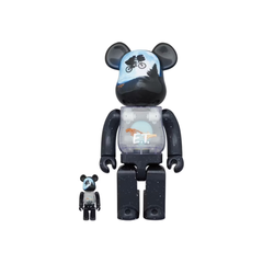 Bearbrick x E.T. Light Up Ver. 100% & 400% Set