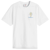 Casablanca Diamond Column T-Shirt White