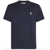 Ami Paris Ami De Coeur T-Shirt Navy