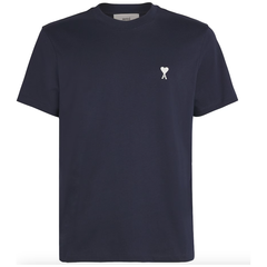 Ami Paris Ami De Coeur T-Shirt Navy