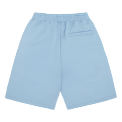 Corteiz Island Puff Print Sweatshort Baby Blue