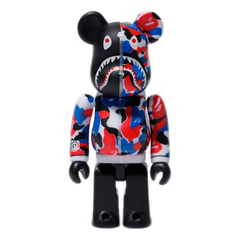 Bearbrick x Bape Shark London Store 100% & 400% Set