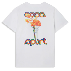 Casablanca La Flamme Du Sport T-Shirt White