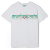 Casablanca Playful Stripes T-Shirt White