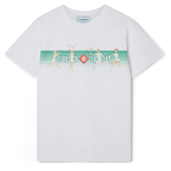 Casablanca Playful Stripes T-Shirt White