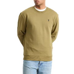 AMI Paris Ami De Couer Crewneck Sweatshirt Bronze