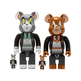 Bearbrick x Tom and Jerry in Hogwarts House Robes 100% & 400% 4-Pc Set