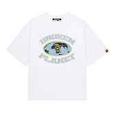 BROKEN PLANET GRID TEE WHITE