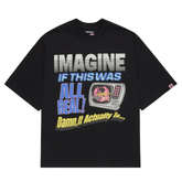 Broken Planet BP News T-Shirt Midnight Black