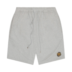 Broken Planet Market Sweat Shorts Heather Gray Camo