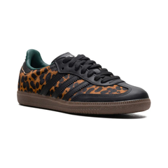 adidas Samba OG Black Green Leopard (Women's)
