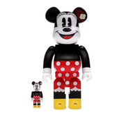Bearbrick x Disney Minnie Mouse 100% & 400% Set