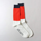 Albam Colour Blocked Crew Socks