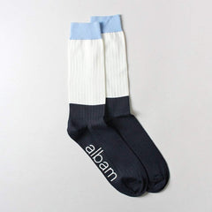 Albam Colour Blocked Crew Socks