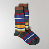 Anonymous Ism Multi Stripes Crew Socks