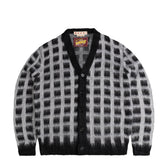 Marni Brushed Check Fuzzy Wuzzy Cardigan