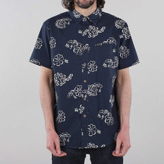 Brixton Charter Print Woven Short Sleeve Shirt
