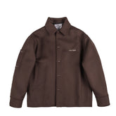 Courreges Embroidered Wool & Silk Overshirt